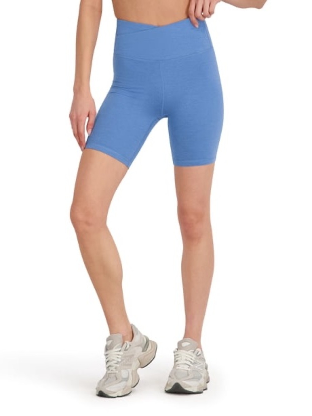Outdoor Voices CloudKnit Bike Short in
Blue Yonder Heather size XS